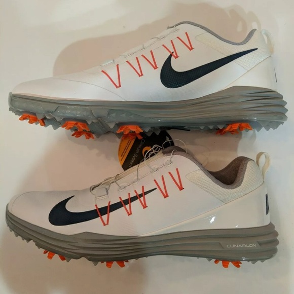 NWT Nike Command 2 Golf Shoes 888552-101 LunarLon - Picture 5 of 5